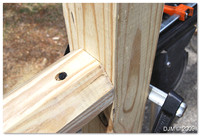 6" Timber Screws Installed